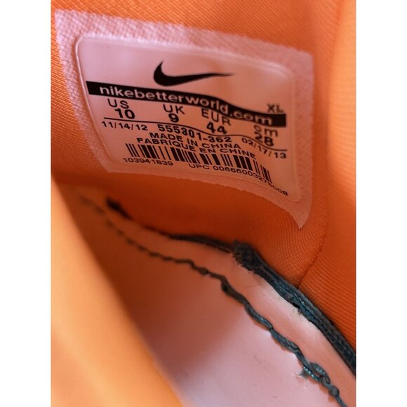 Nike Solarsoft Blue Orange Moccasin Athletic Running Shoes Mens Size 10 - Picture 7 of 8